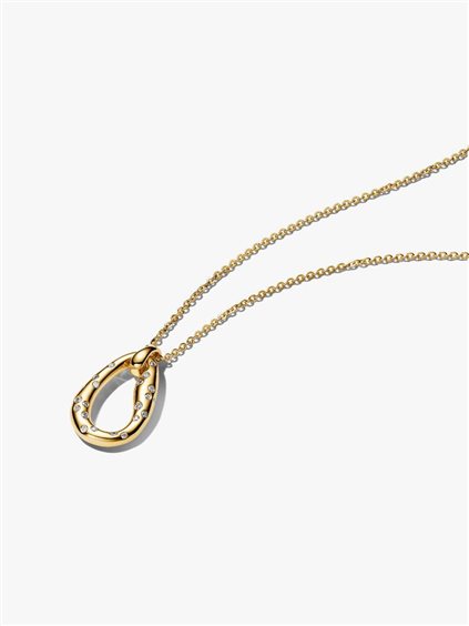 Collana Pandora Donna Organic in Lega metallica Cubic Zirconia 364666C01-45 - 364666C01-45